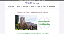 Desktop Screenshot of ecclestonstmaryschurch.org